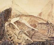 Vasily Surikov The Fallen Demon,on the death of Mikhail Vrubel (mk19) oil painting picture wholesale
